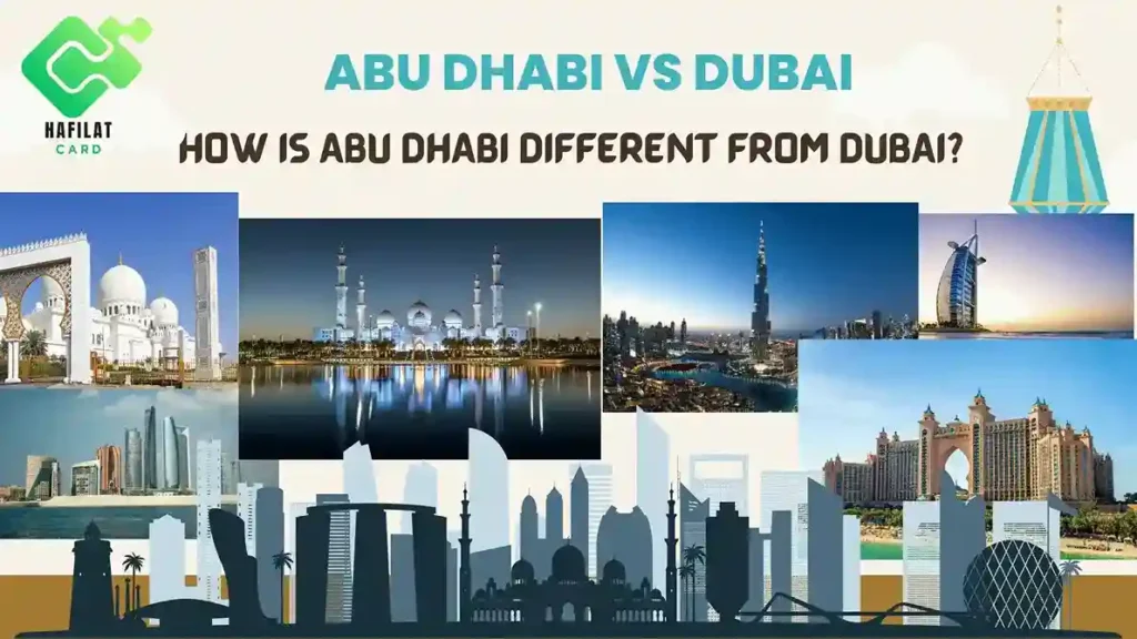 how is abu dhabi different from dubai